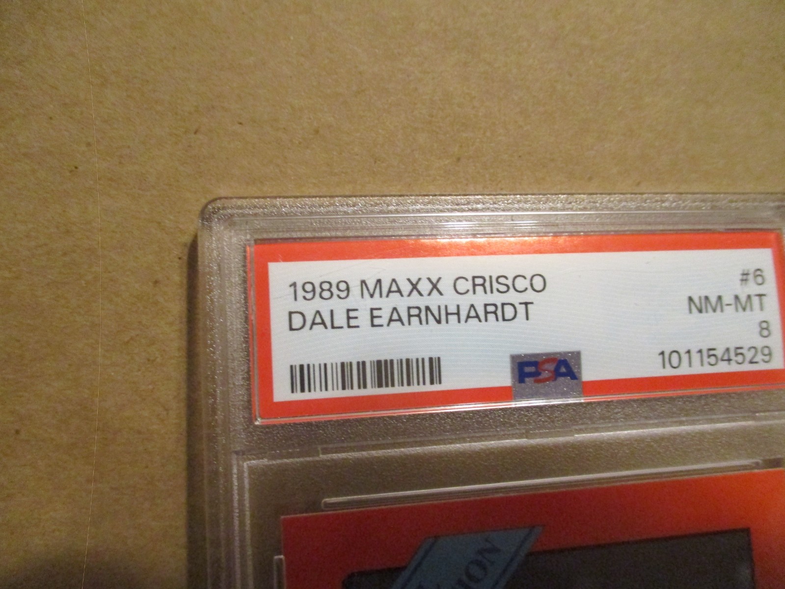 1989 MAXX SPECIAL CRISCO EDITION DALE EARNHARDT #6 PSA 8 NM-MT MORE CARDS LISTED view 3