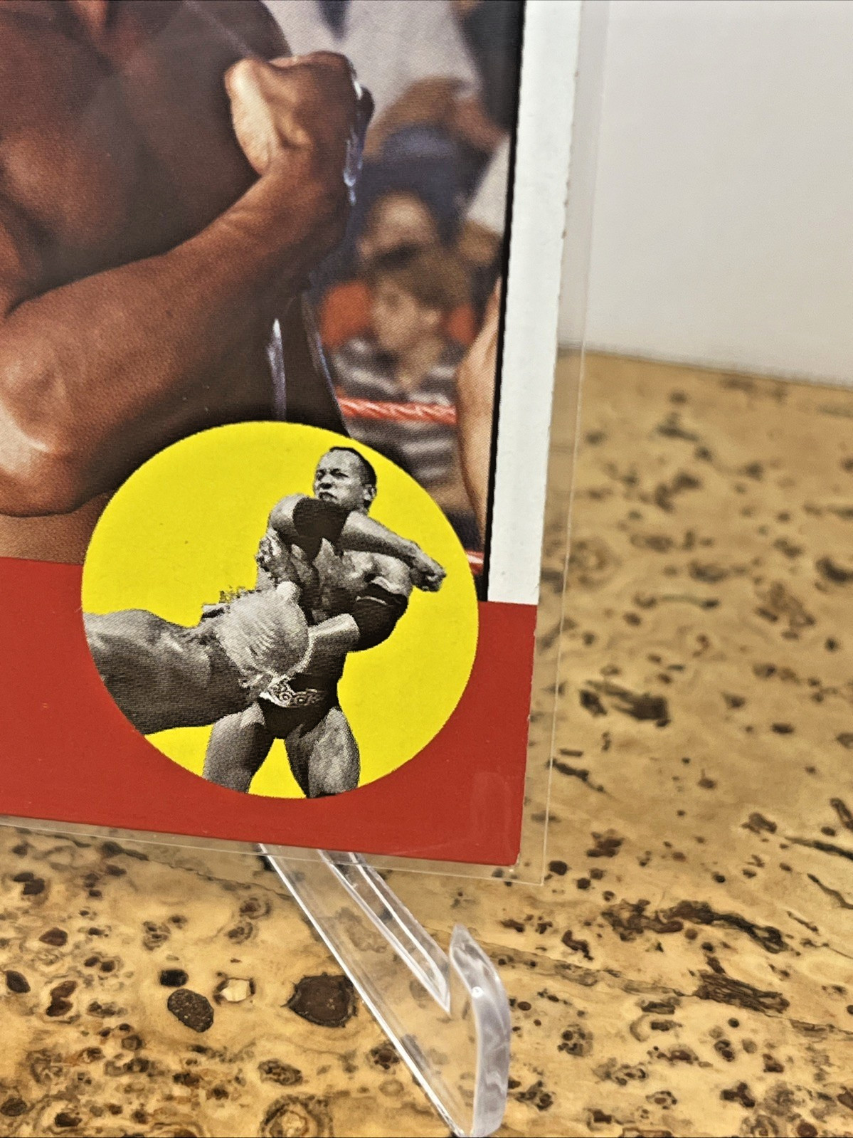 The Rock -2006 Topps Heritage II WWE wrestling (#10, Base) Dwayne Johnson, Samoa view 2