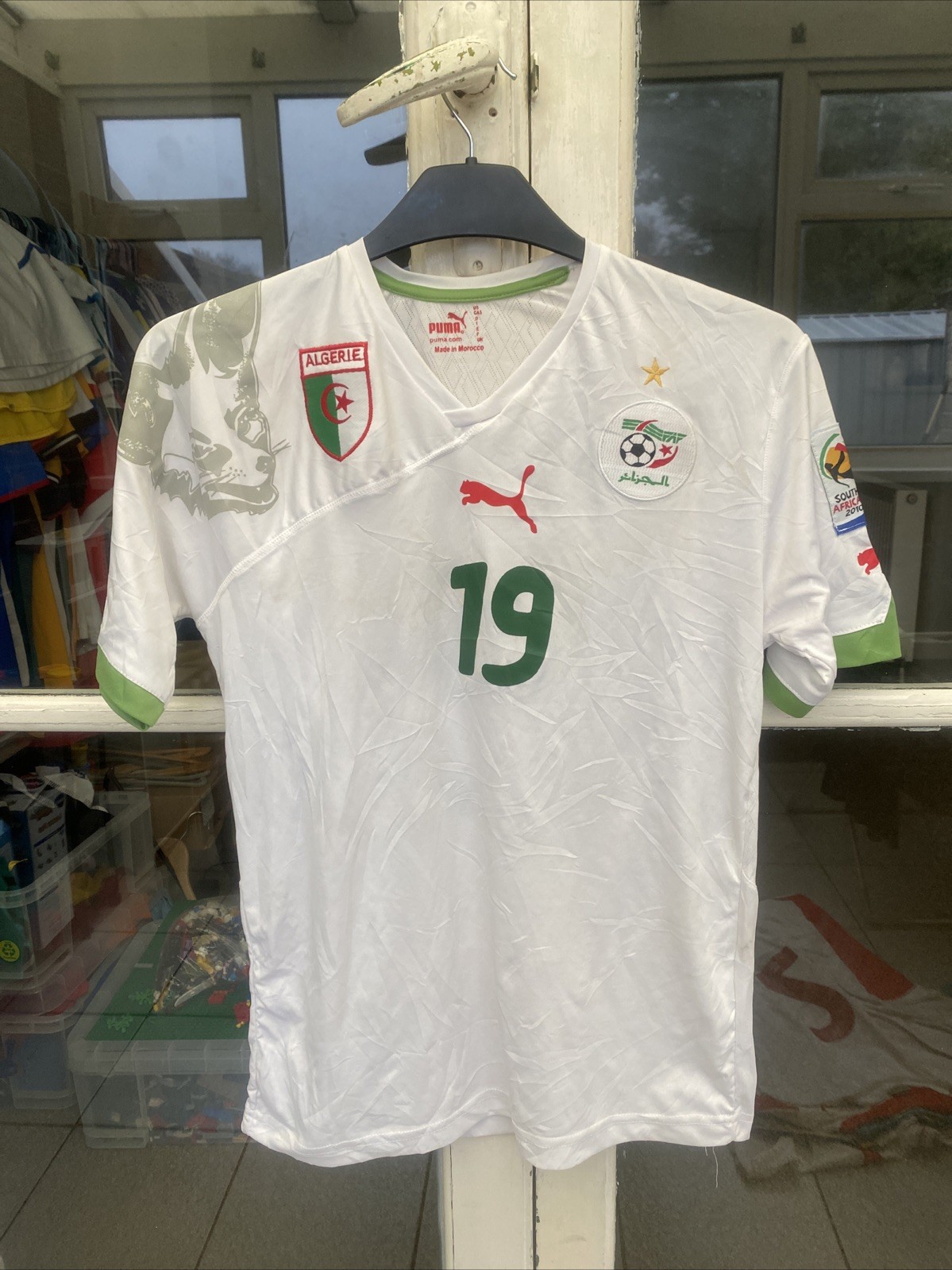 Algeria Puma 2010 YEBDA Home Football Shirt Small 