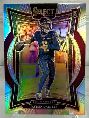 2024 Panini Select JAYDEN DANIELS RC #26 Concourse Silver Prizm | eBay