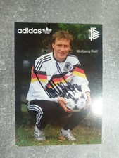 Postcard with original AG Wolfgang Rolff West Germany football 2nd World Cup 86 team rarity!
