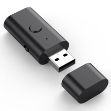 5.3 transceiver 2-in-1 USB Bluetooth Adapter,3.5mm Aux Wireless Adapter, Low
