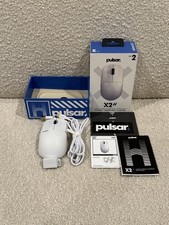 Pulsar Gaming Gears X2H Wireless Gaming Mouse size 2 White Used