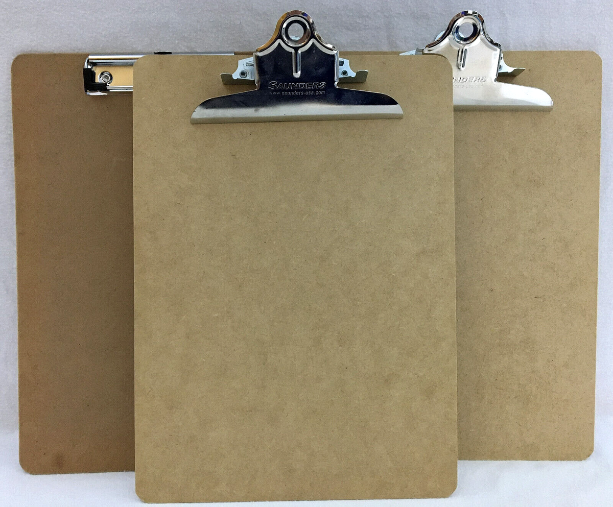 Clipboards 2 Saunders 1 Sparco Recycled Hardboard 9x12