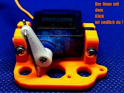 11x Weichenantrieb Servohalter Unterflur Servohalterung Servoantrieb Klick SG90