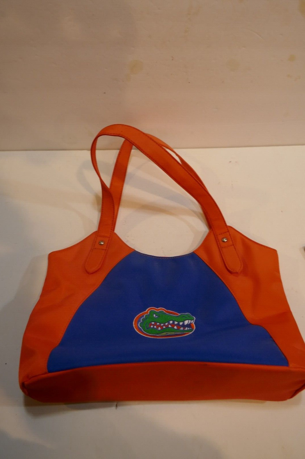 Vintage Florida Gators Full Size Blue & Orange Ladies Purse Falak