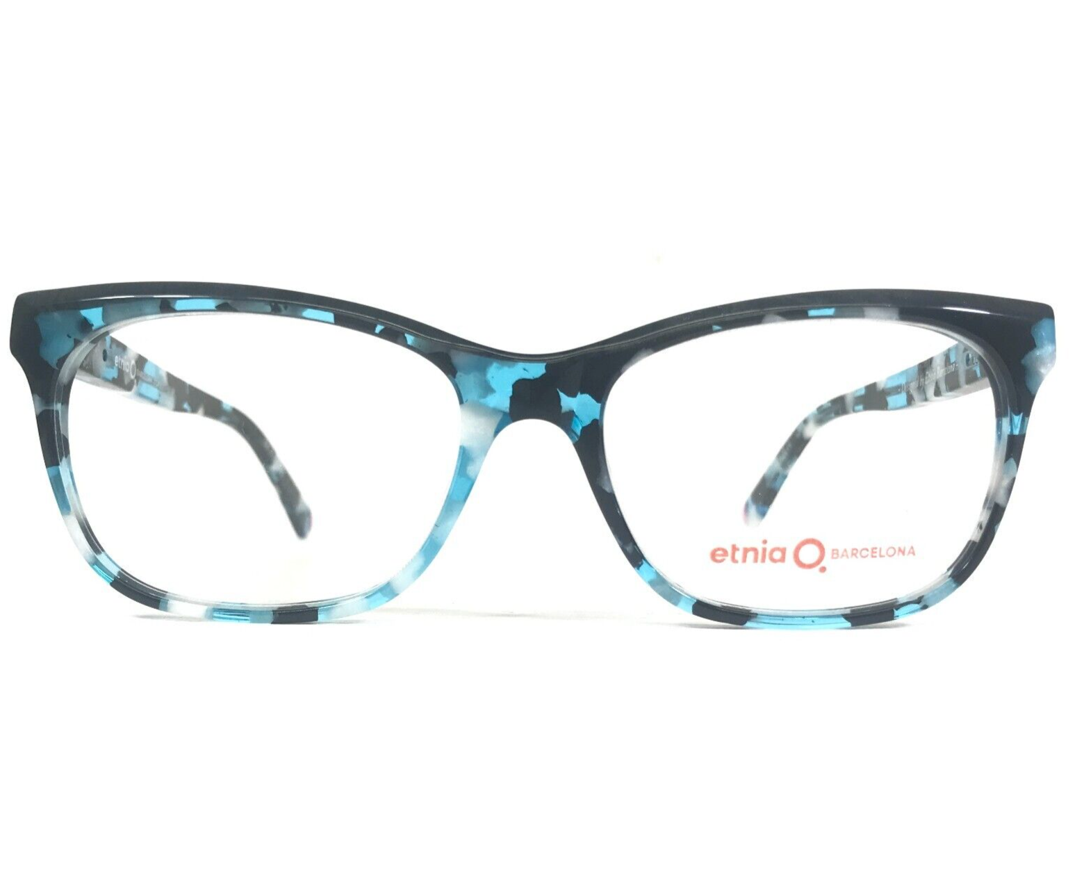 Etnia Eyeglasses Frames CASSIS BLBK Black Blue Tortoise Square 54-17-140