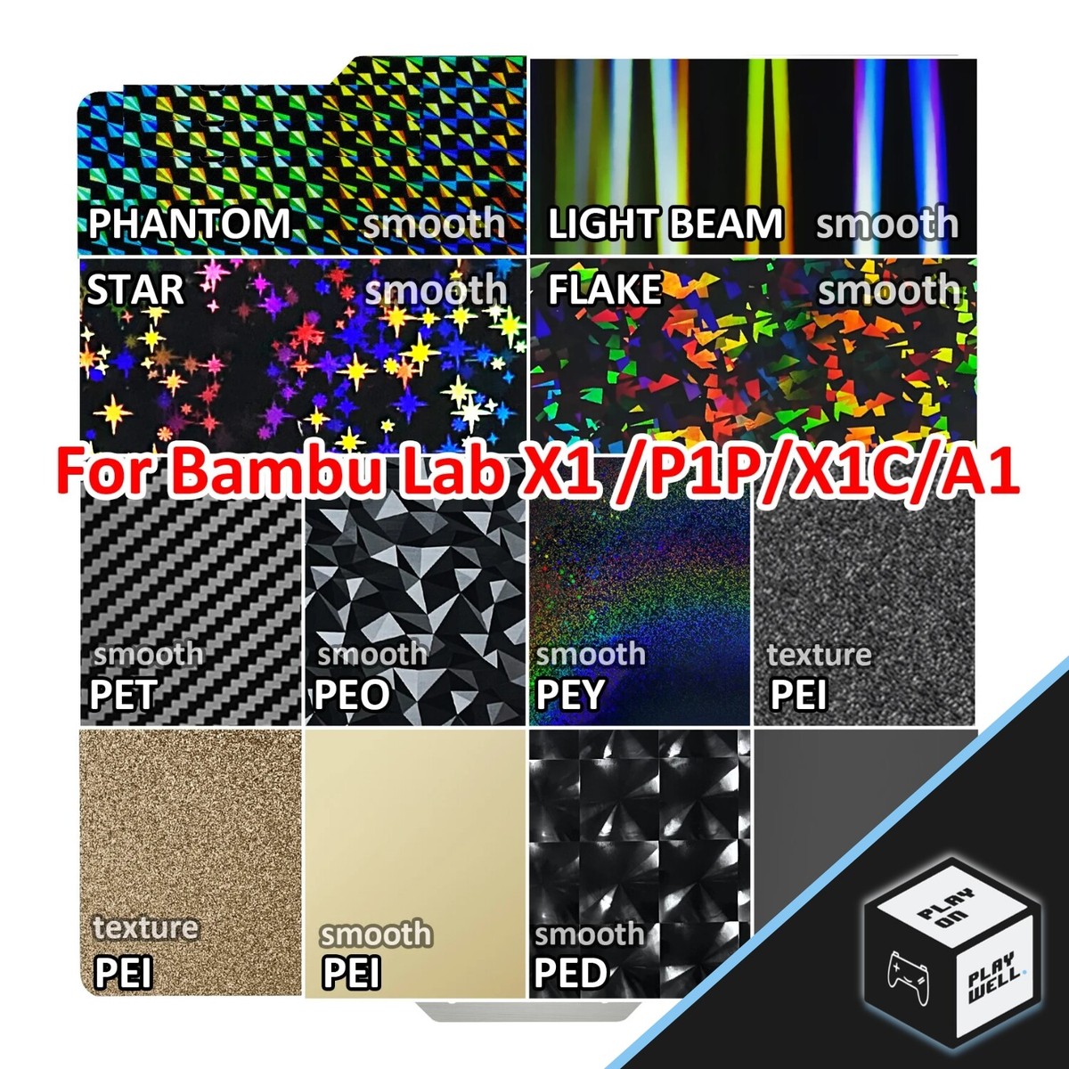 RETUXEP Double Sided Textured PEI/PET, PEI/PEO For Babu Lab Printers