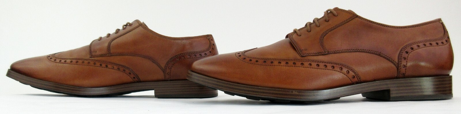 SAOLA Scarpe eleganti Cole Haan Jay Grand Wingtip British Tan taglia 11 5 quasi come nuove!