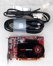 AMD FirePro Graphics V4900 1GB GDDR5 DP DVI Graphics Card w/ 2x DP  DVI Cables