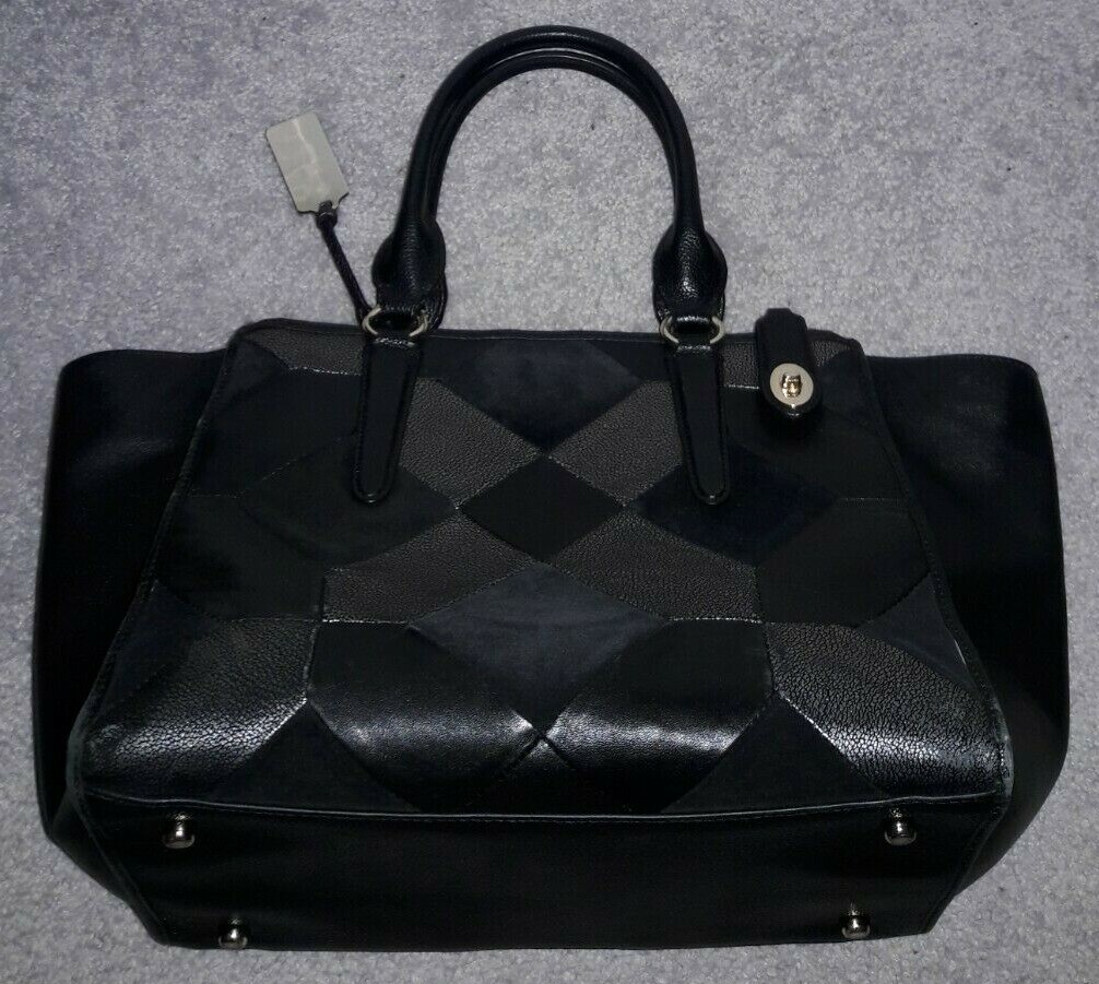 AUTHENTIC COACH CROSBY PATCHWORK LEATHER SATCHEL … - image 4