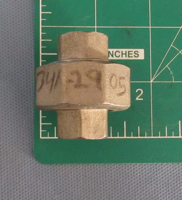 (5) 1/4" 316 Stainless Steel Class 3000 Threaded Union FNPT x FNPT Pipe Fitting - Image 2 of 4