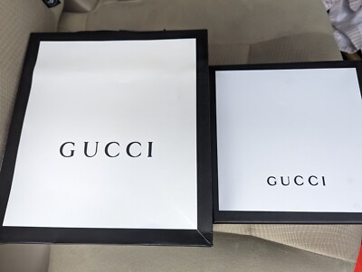Gucci White and Black Gift Box How Gucci defied the luxury industry with sustainable packaging main image 2