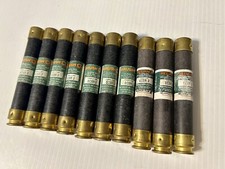 Lot of 10 Reliance/BRUSH Electric ECSR 2 Class RK5 Time Delay Dual Element Fuses