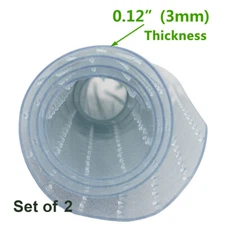 2PCS Plastic Hard Floor Chair Mats Protector Office Chair Wood Floor 48"x36" 