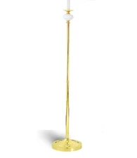 OK Lighting OK-4101F-IV Porcelain Floor Lamp Ivory