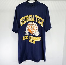 Georgia Tech ACC 1993 Championship Vintage Shirt 90s Rare USA Made Size Large