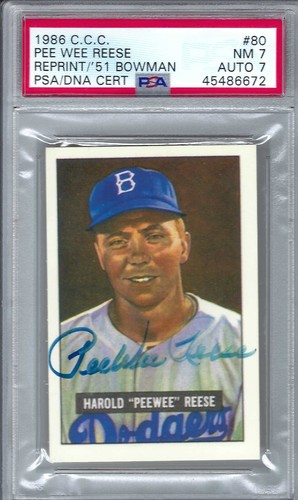 Ted Williams, Yogi Berra & More PSA Authentic Autographs on Replica 1951 Bowmans - Picture 10 of 11