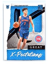 2020-21 Donruss Basketball #7 Killian Hayes Great X-Pectations Detroit Pistons