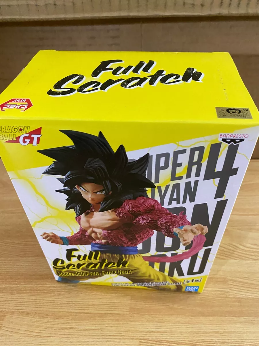 FIGURE DRAGON BALL GT - GOKU SUPER SAYAJIN 4 - FULL SCRATCH