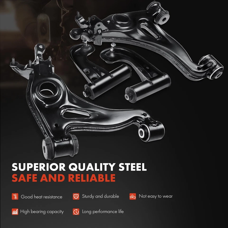 6x Brazos de control inferiores superiores delanteros para Mercedes-Benz C220 C230 SLK230 CLK55 AMG Foto 4 de 4