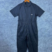 New Dickies Coveralls Mens Small Black Short Sleeve
