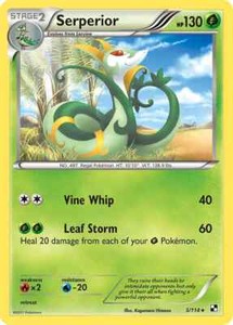 Serperior 5/114 Rare Black and White Pokemon TCG