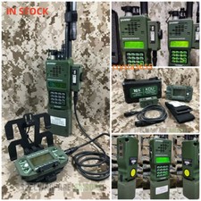 Stock 15W TCA PRC 152A GPS HARRIS Radio VHF UHF+KDU Tastiera Unità Display 12.6V
