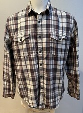 J. Crew Mens Plaid Flannel Shirt Size L