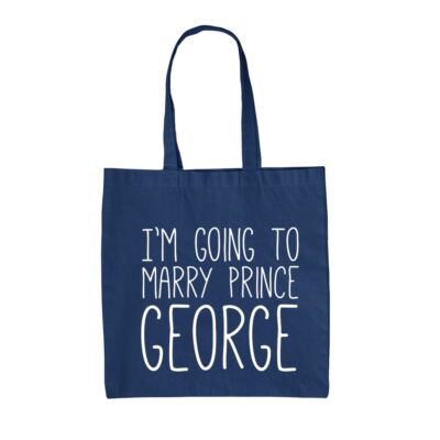 I'm Going To Marry Prince George - Canvas-Einkaufstasche - Royal Baby Family lustig