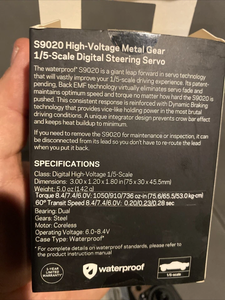 Spectrum S9020 High Voltage Servo 1/5 Scale - Image 3 of 4