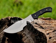 CUSTOM HANDMADE D2 TOOL STEEL G-10 MICARTA TRACKER HUNTING BOWIE KNIFE SURVIVAL