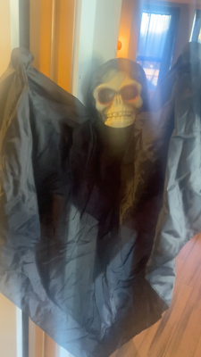 SPIRIT HALLOWEEN 8 FT. Inflatable Light-Up Grim Reaper ~New open box SPIRIT HALLOWEEN 8 FT. Inflatable Light-Up Grim Reaper ~New open box