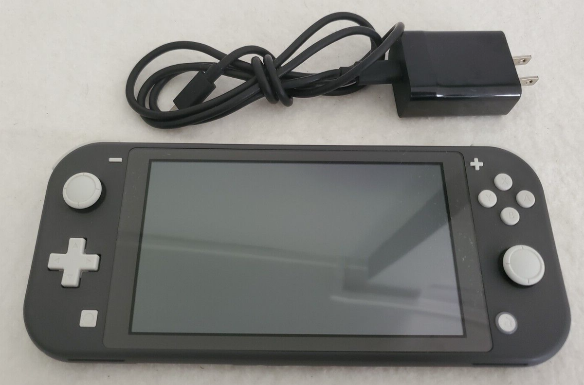 Nintendo Switch HDH 001 Dark Gray with Charger 32GB 2 Games