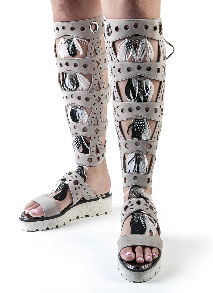 Auténticos zapatos de cuero de diseñador italiano Nando Muzi grises tallas 7,8,9,11 Foto 2 de 4