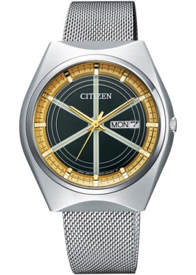 CitizenEco-Drive PROTO BM8541-91E RECORD LABEL Stainless Steel Solar Mens Watch