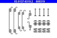 ATE 03.0137-9319.2 ZubehÖRsatz, Bremsbacken Hinterachse FÜR Fiat Suzuki