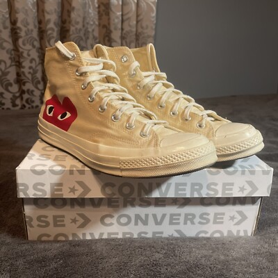 Converse Comme des Garçons Play x Chuck 70 2015 High Milk size 11