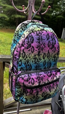 Betsey Johnson Rainbow BJ32155N Backpack | eBay