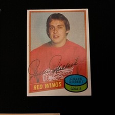 Autographed 1980-81 Topps  GILLES GILBERT. DECEASED 2023