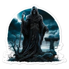 Grim Reaper Death Sticker Decal