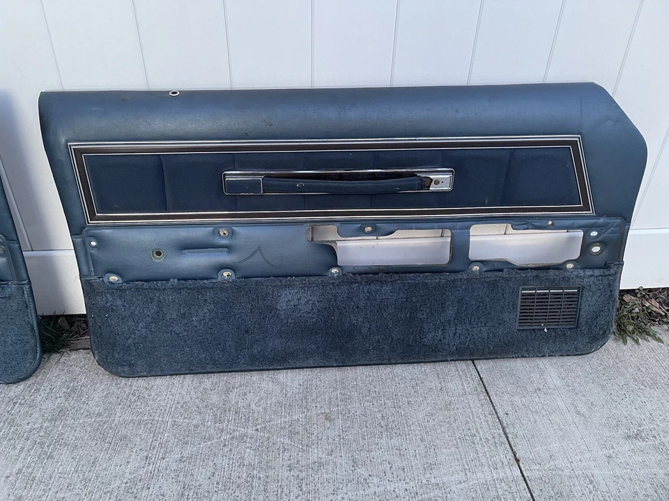 Paneles de puerta Thunderbird 1977-1979 Blue Diamond Jubilee 1978 moldura Ford LH RH 78 Foto 3 de 4