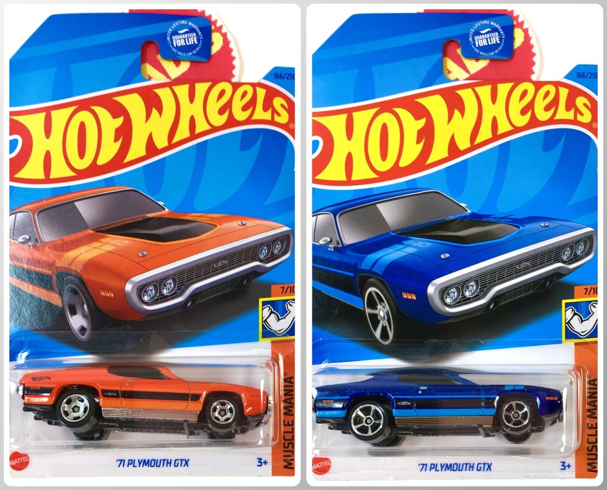 2023 Hot Wheels '71 Plymouth GTX Super Commando 440 Lot of 2