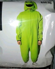 Nightmare Before Christmas Oogie Boogie Costume Hooded Union Suit Unisex MEDIUM