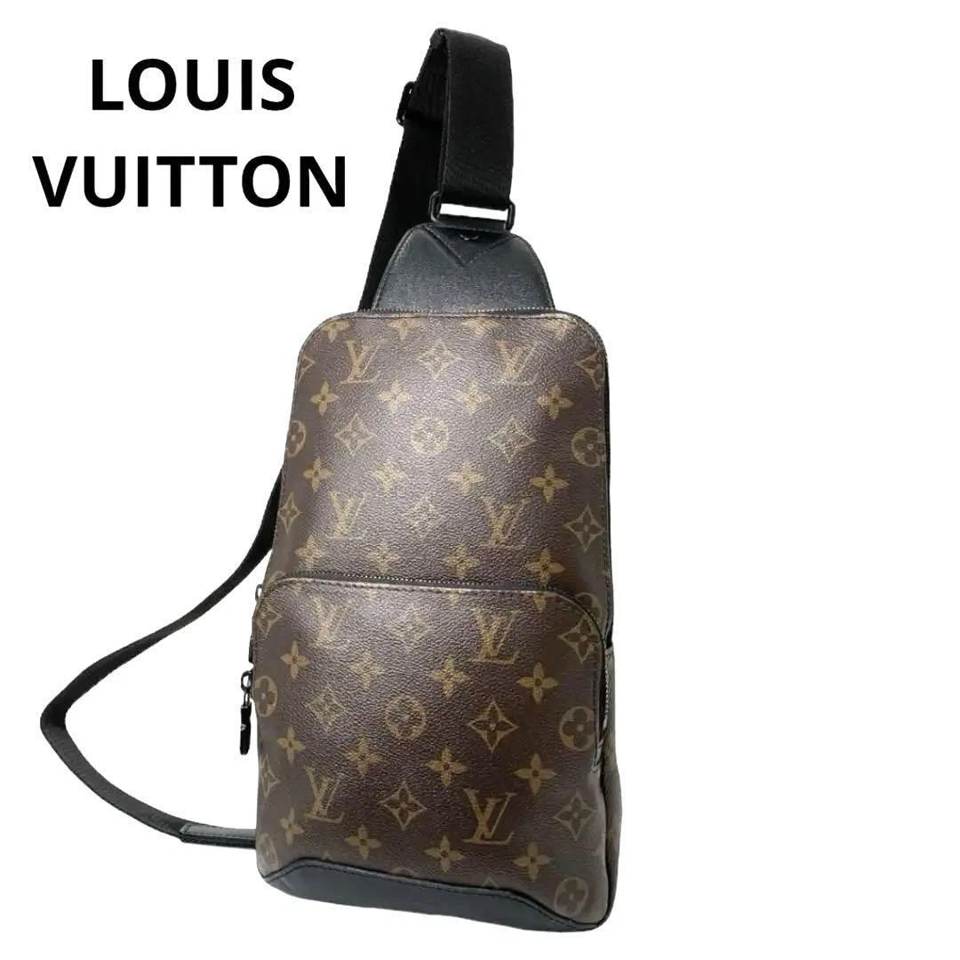 Louis Vuitton M45897 Sling Bag Monogram Macassar Men