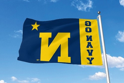 NAVY MIDSHIPMEN 3'X5' FLAG BANNER ***100% FULL COLOR ON BOTH SIDES OF FLAG*** - Picture 3 of 4