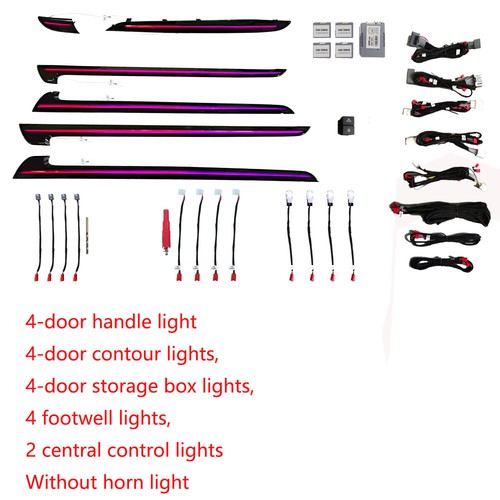 256 Color for 17-21 CRV Gradient Active Ambient Lighting Atmosphere Light - Foto 2 di 3