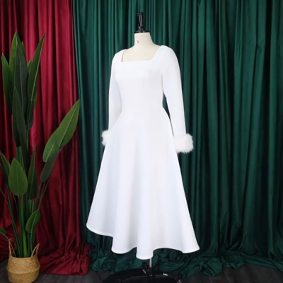 Women's Elegant Bell Sleeve Cocktail Party Dresses for Church Midi Evening Dress | eBay Women's Elegant Bell Sleeve Cocktail Party Dresses for Church Midi Evening Dress | eBay