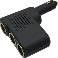 12 Volt 3 Way Socket Converter Car Auto Vehicle Boat Plug in Multi Splitter