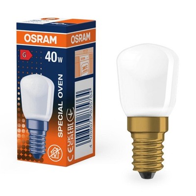 Osram Glühbirne Röhre Special Oven T 40W E14 Glühlampe warmweiß Backofenbirne